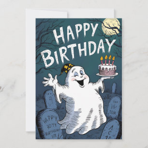 Birthday Ghost Einladung