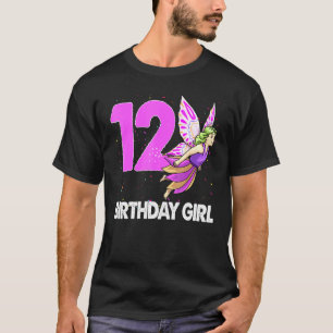 Birthday Girl 12 Womens Fairy Liebe T-Shirts Gebur