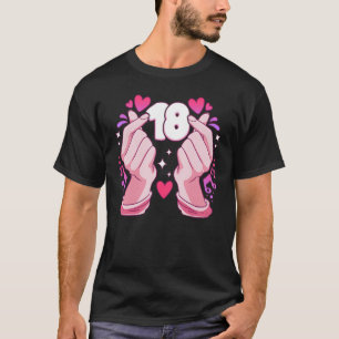 Birthday Girl 18 Jahre alt, Herz des K-Pops, Saran T-Shirt