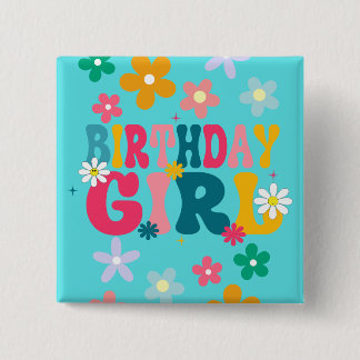 Birthday Girl 2" Platz Button