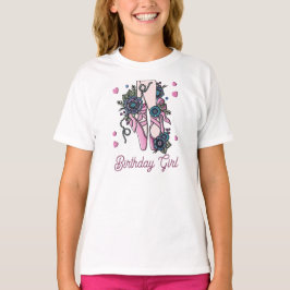 Birthday Girl Ballet Shoes T-Shirt