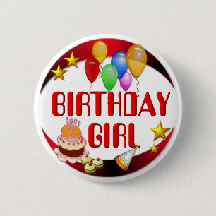 Birthday Girl ~Button Button