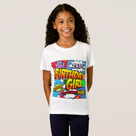 Birthday Girl Comic Book T-Shirt