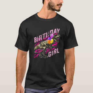 Birthday Girl Dinosaur Thema Rex Kostüme Dinosauri T-Shirt