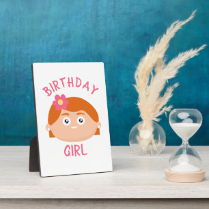 Birthday Girl Fotoplatte
