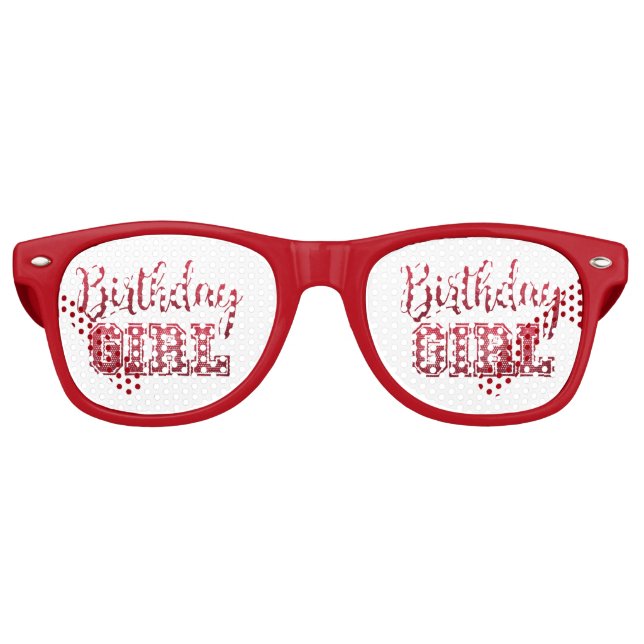 BIRTHDAY GIRL FUN SUNGLASSEN SHADES PARTYBRILLE (Vorderseite)