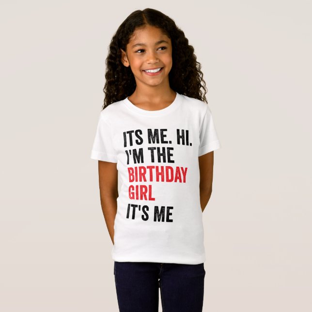 Birthday Girl, Funny Birthday Queen Celebration T-Shirt (Vorne ganz)