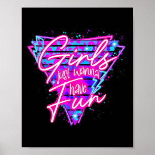 Birthday Girl Geburtstagsparty Girls haben einfach Poster