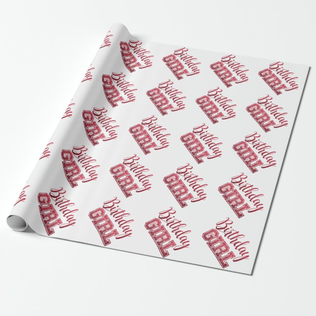 Birthday Girl Geschenkpapier (Ungerollt)