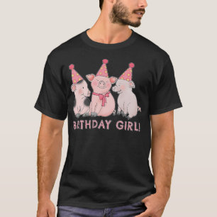 Birthday Girl Happy Pig Lover Premium T-Shirt