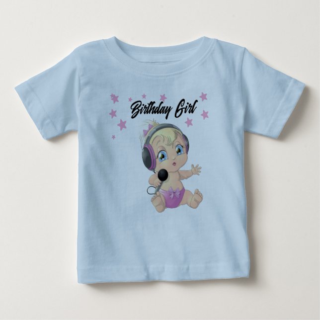 Birthday Girl Kids T - Shirt - Niedliches Babydesi (Vorderseite)