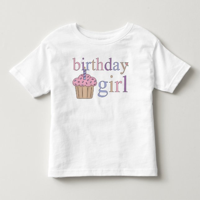 Birthday Girl Kleinkind Short Sleeve T-shirt (Vorderseite)