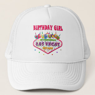 BIRTHDAY GIRL Las Vegas HAT Truckerkappe
