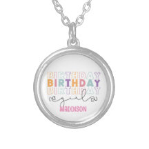 Birthday Girl Moderne schicke Regenbogen