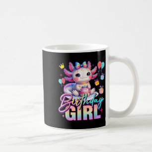 Birthday Girl Niedlich Axolotl Geburtstagsparty Ki Kaffeetasse