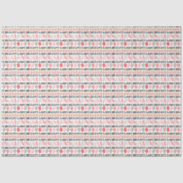 Birthday Girl Pattern Tissue Paper Seidenpapier