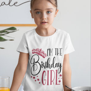 Birthday Girl Personalisiert Birthday Squad Matchi T-Shirt
