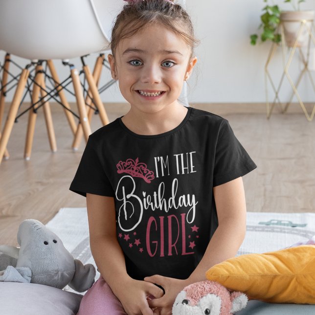 Birthday Girl Personalisiert Birthday Squad Matchi T-Shirt (Von Creator hochgeladen)