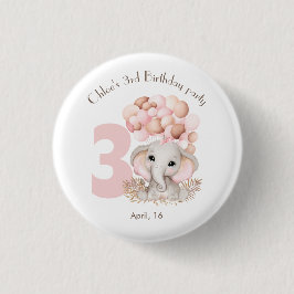 Birthday Girl Personalisiert Button