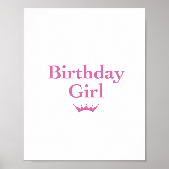 Birthday Girl Poster (Vorne)