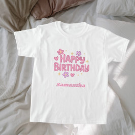 Birthday Girl rosa T-Shirt