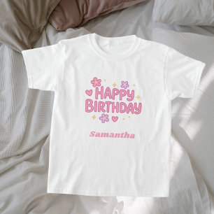 Birthday Girl rosa T-Shirt