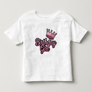 Birthday Girl Sign Kleinkind T-shirt