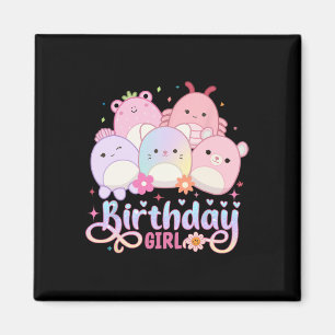 Birthday Girl Squish Squad Mallow Girls Niedlich K Magnet