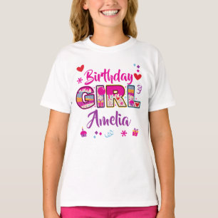 Birthday Girl Sweet Custom Designs T-Shirt