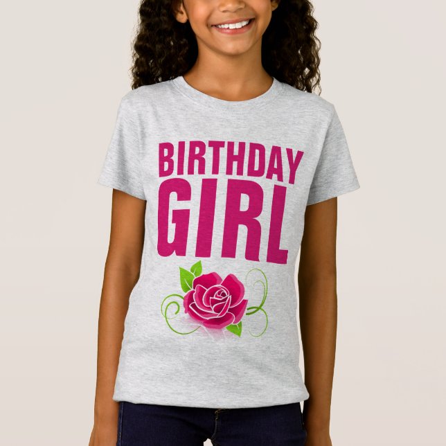 BIRTHDAY GIRL T - Shirt T-Shirts (Vorderseite)