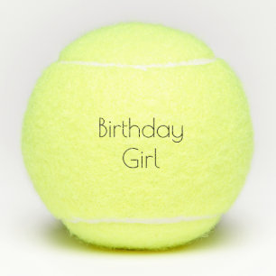 Birthday Girl Tennis BAlls Tennisbälle