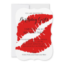 Birthday Girl's Fabulous & 50 Bright Red Lipstick