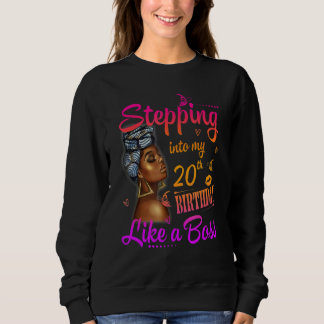 Birthday Girls Melanin Girls Mein 20. Geburtstag Sweatshirt