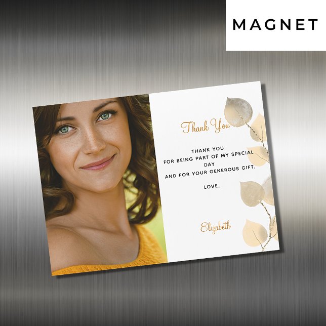 Birthday golden eucalyptus gold Dank Magnet (Von Creator hochgeladen)