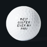 Birthday Golfer Funny 40. Happy Vater Golf Balls Golfball<br><div class="desc">BEST GOLFER JE NACH PAR!. Witzige 40. Geburtstagsziffer. Perfekt für Sohn,  Bruder,  Mann. Golfer Geschenkidee. Sie können das Jahr personalisieren.</div>