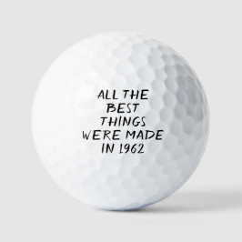 Birthday Golfer Funny 60. Happy Vater Golf Balls Golfball