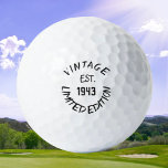 Birthday Golfer Funny 80. Happy Vater Golf Balls Golfball<br><div class="desc">Vintage Auflage von 1943. Witziges 80. Geburtstagsziffer. Ideal für Vater,  Großvater,  Stiefvater. Golfer Geschenkidee. Sie können das Jahr personalisieren.</div>