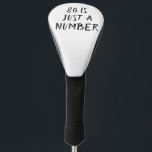 Birthday Golfer Funny 80. Happy Vater Golf Headcover<br><div class="desc">80 IST NUR EINE ZAHL. Witziges 80. Geburtstagsziffer. Ideal für Vater,  Großvater,  Stiefvater. Golfer Geschenkidee. Sie können das Jahr personalisieren.</div>