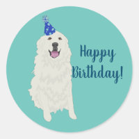 Birthday Great Pyrenäen Mountain Hund
