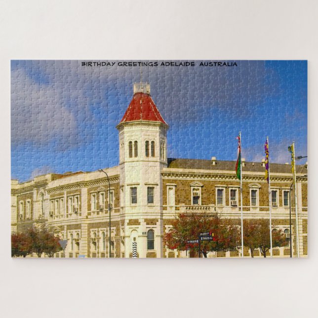 Birthday Greetings Adelaide Australia Puzzle (Horizontal)