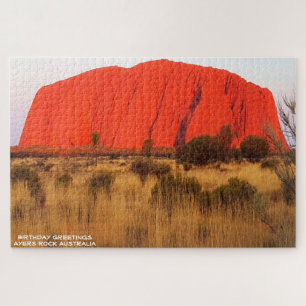 Birthday Greetings Ayers Rock Australia Puzzle