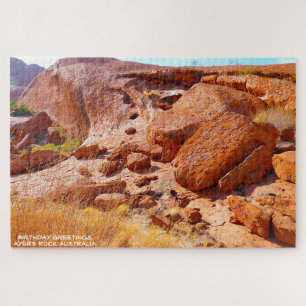 Birthday Greetings Ayers Rock Australia Puzzle