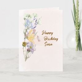 Birthday Greetings Card  Karte