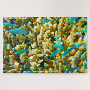 Birthday Greetings Coral Reef Australien Puzzle