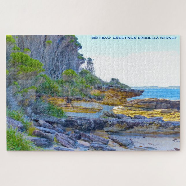Birthday Greetings Cronulla Sydney Puzzle (Horizontal)