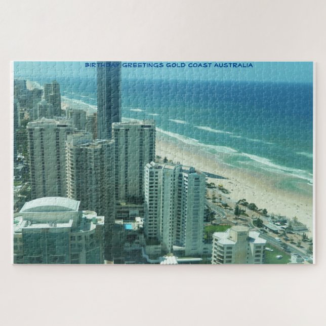 Birthday Greetings Gold Coast Australien Puzzle (Horizontal)