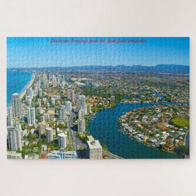 Birthday Greetings Gold Coast Queensland Australie Puzzle (Horizontal)