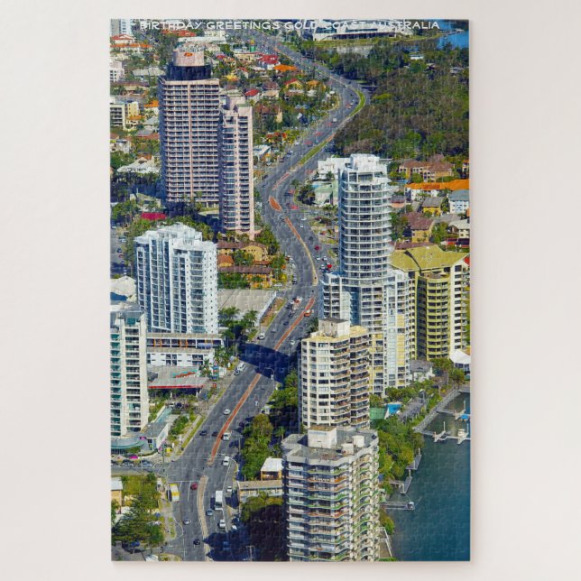 Birthday Greetings Gold Coast Queensland Australie Puzzle (Vertikal)
