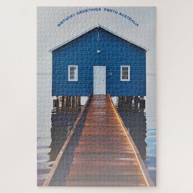 Birthday Greetings Perth Australien Puzzle (Vertikal)