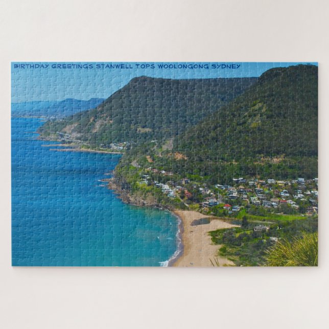 Birthday Greetings Stanwell Tops Woolongong Puzzle (Horizontal)